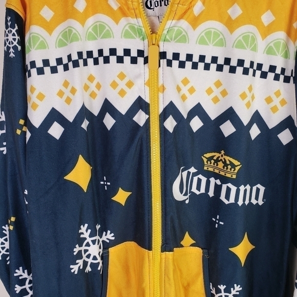 Tipsy Elves Corona Adult Onse PJ'S  Size L Unisex - Picture 3 of 10